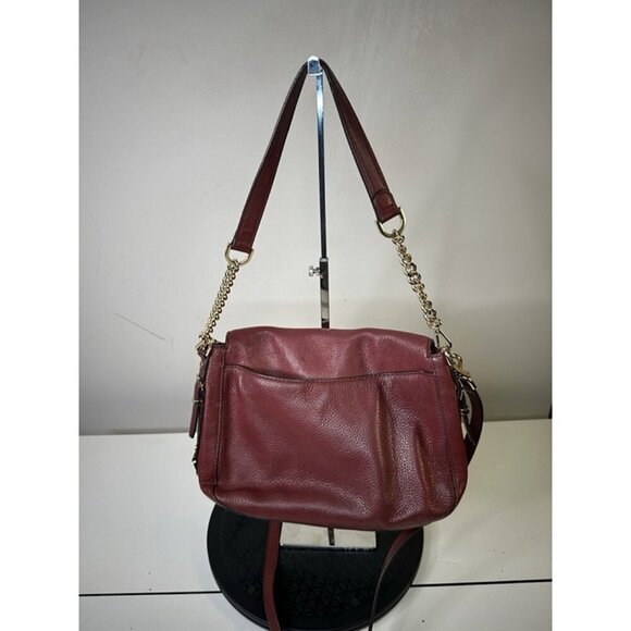 Michael Kors handbag Black Leather/Gold Detail - Picture 5 of 12